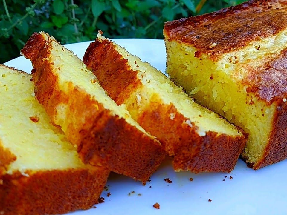 BOLO DE FUBÁ FÁCIL -  Sem Trigo  - Receita Antiga Da Broa de Fubá de Vó