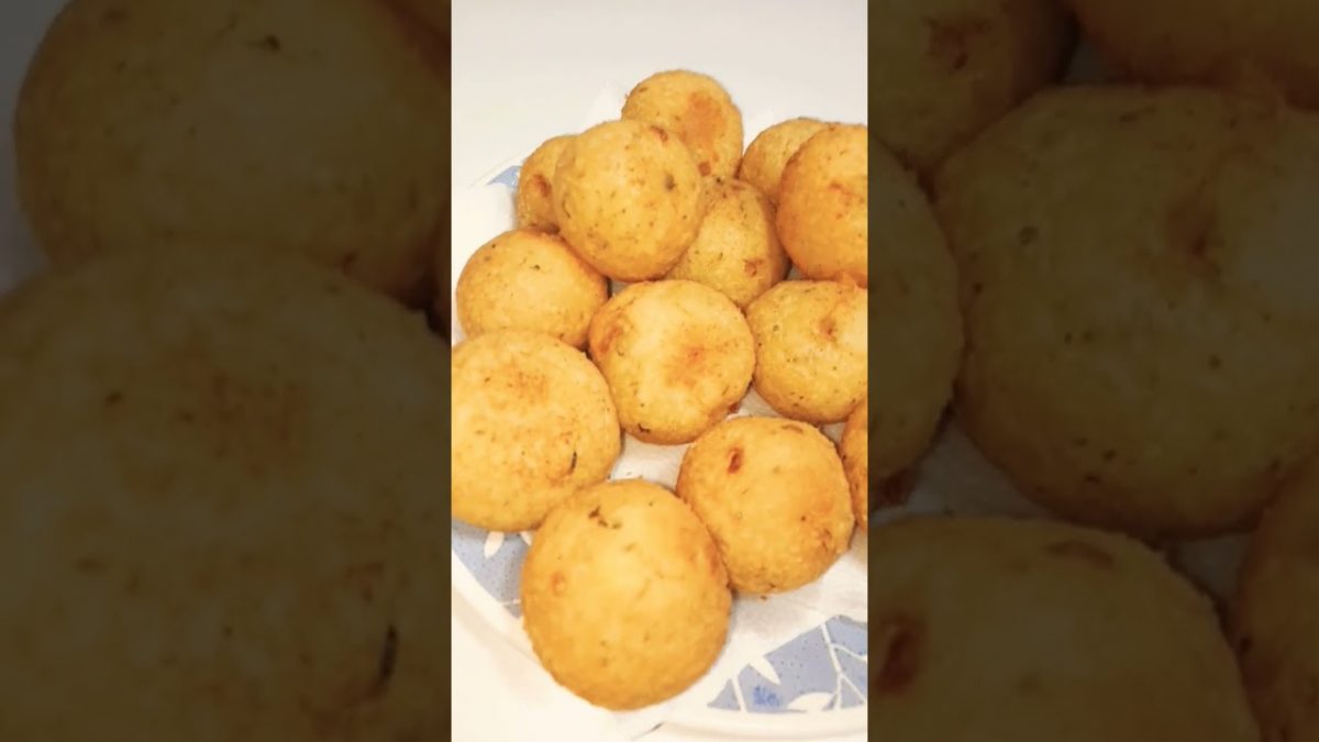 ESSE BOLINHO FRITO DE MACAXEIRA É UM SUCESSO MUITO DELICIOSO 😋