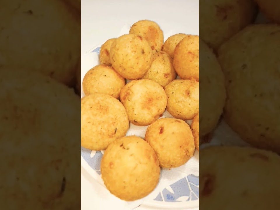 ESSE BOLINHO FRITO DE MACAXEIRA É UM SUCESSO MUITO DELICIOSO 😋