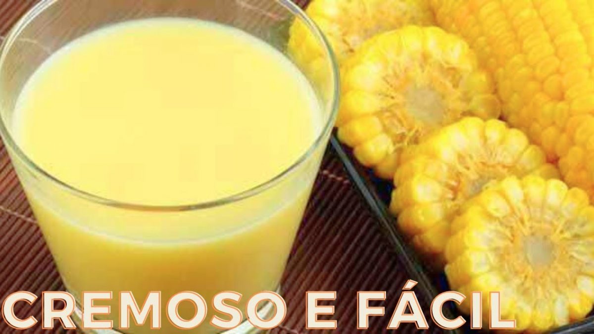 SUCO DE MILHO VERDE CREMOSO.O DIFÍCIL VAI SER PARAR DE FAZER ESTA RECEITA.