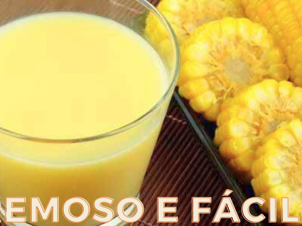 SUCO DE MILHO VERDE CREMOSO.O DIFÍCIL VAI SER PARAR DE FAZER ESTA RECEITA.