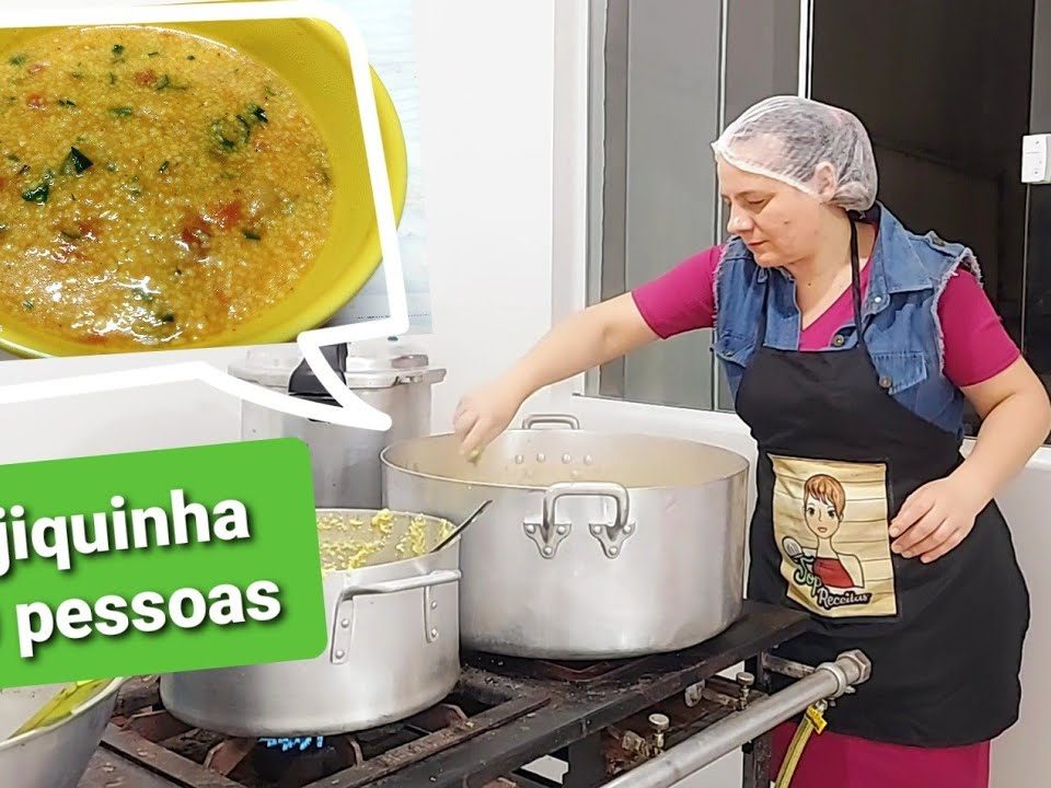 COMO FAZER CANJIQUINHA COM BACON E CALABRESA - SERVE 50 PESSOAS - FAÇA E VENDA!