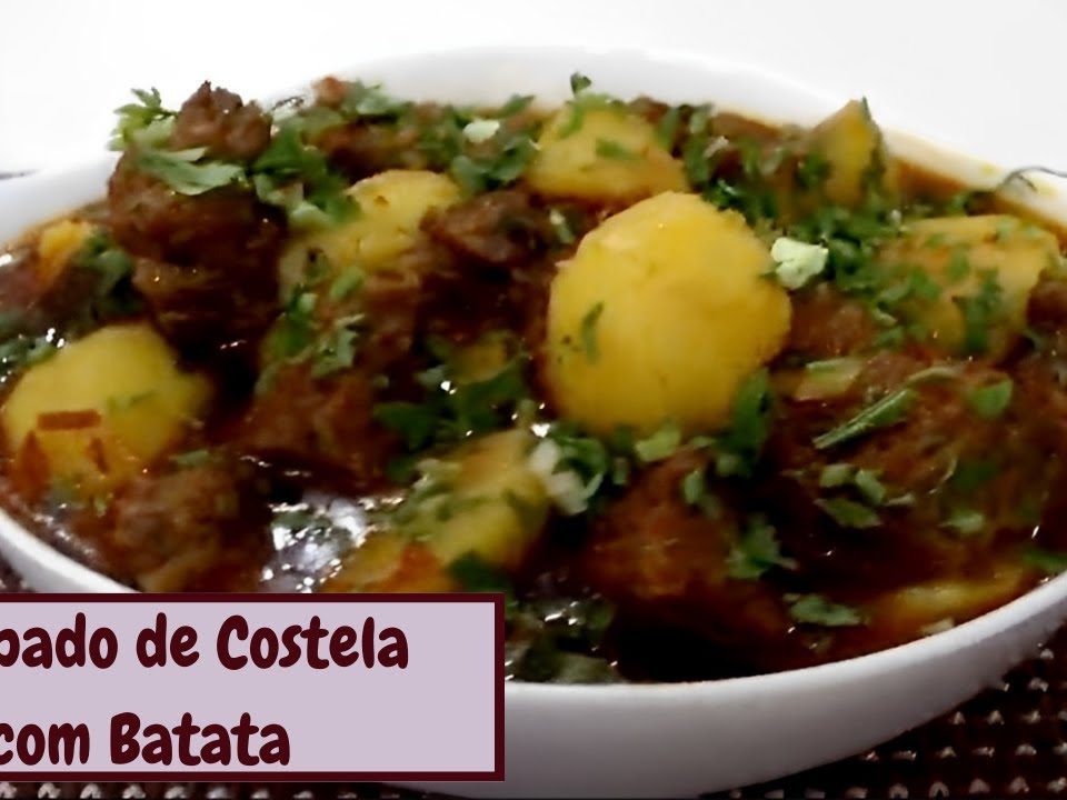 COSTELA COM BATATAS NA PANELA DE PRESSÃO. RECEITA PERFEITA PARA OS DIAS FRIOS.