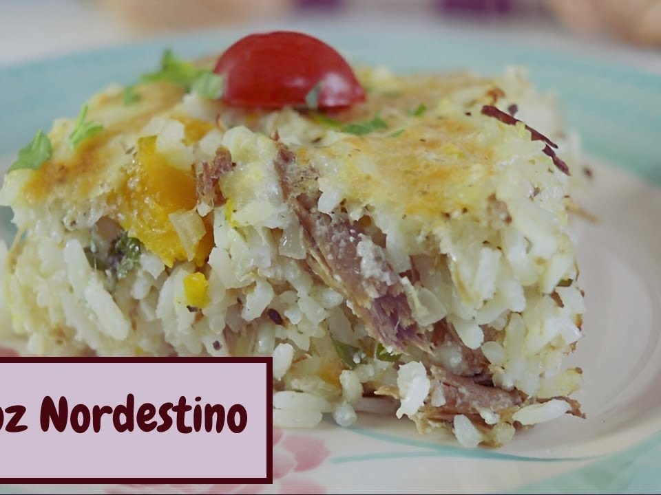 ARROZ DE FORNO COM CARNE E ABÓBORA. DELICIOSA RECEITA NORDESTINA.