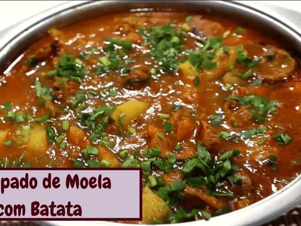 ENSOPADO DE MOELA COM BATATA FÁCIL E DELICIOSO!