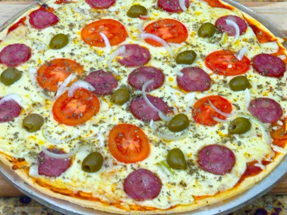 PIZZA DE LIQUIDIFICADOR SEM GLÚTEN | FÁCIL E DELICIOSA