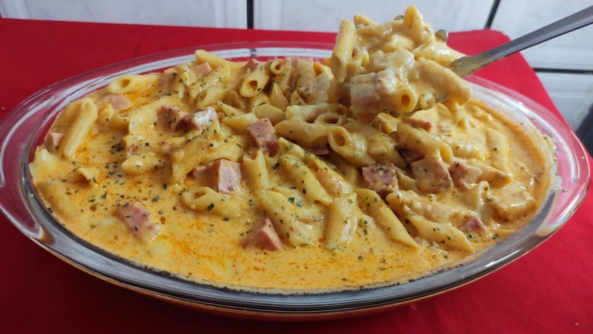 Com apenas 3 minutos ?!!faça essa deliciosa macarronada cremoso #macarrãocremoso🍝🍝