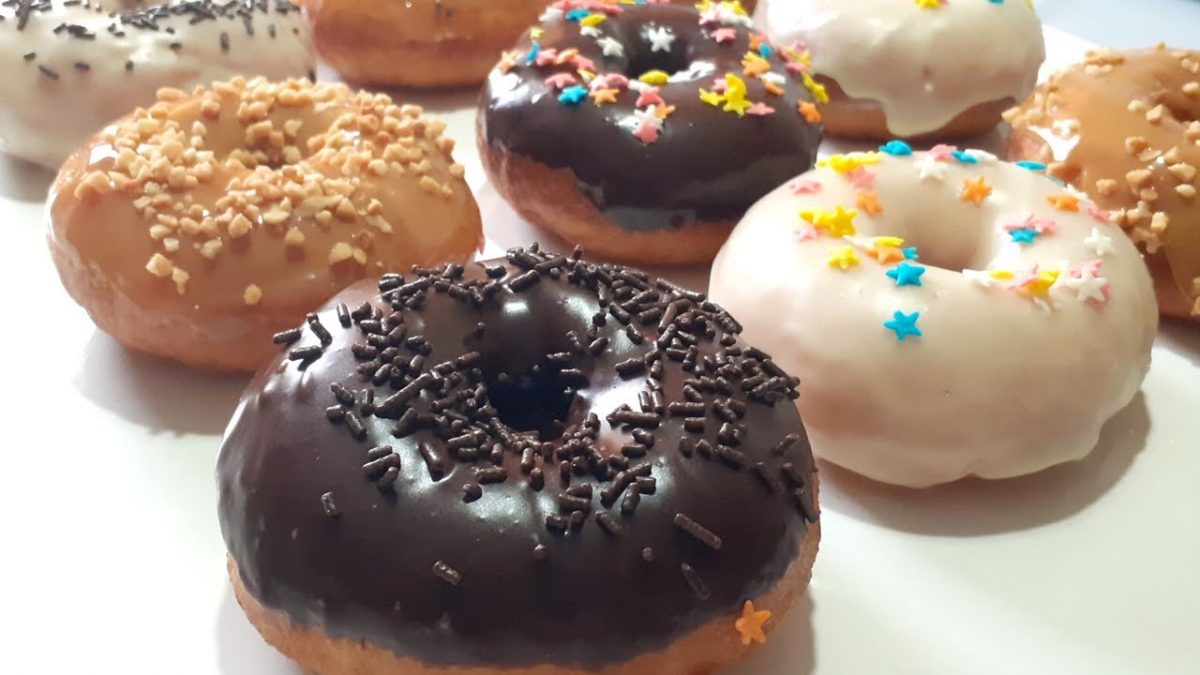 Como Fazer Donuts Caseiro | A Rosquinha dos Simpsons | Receita Simples e Fácil