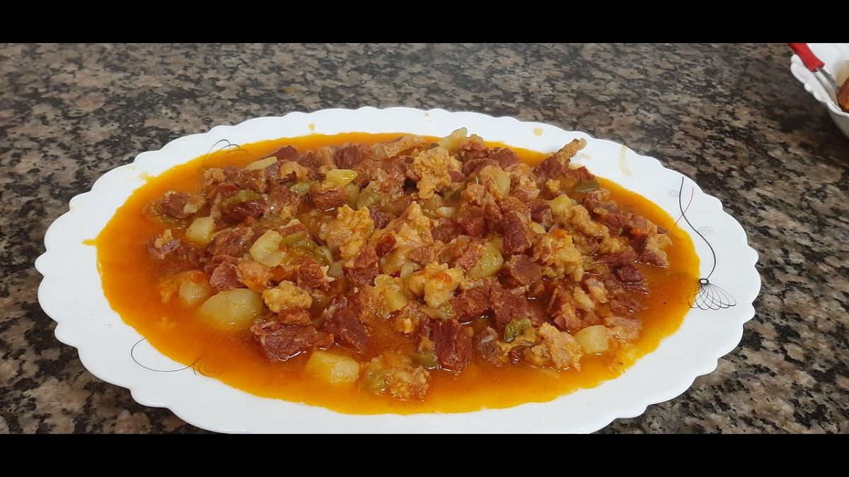 Charque ao molho na panela de pressão/uma delícia 😋😋😋