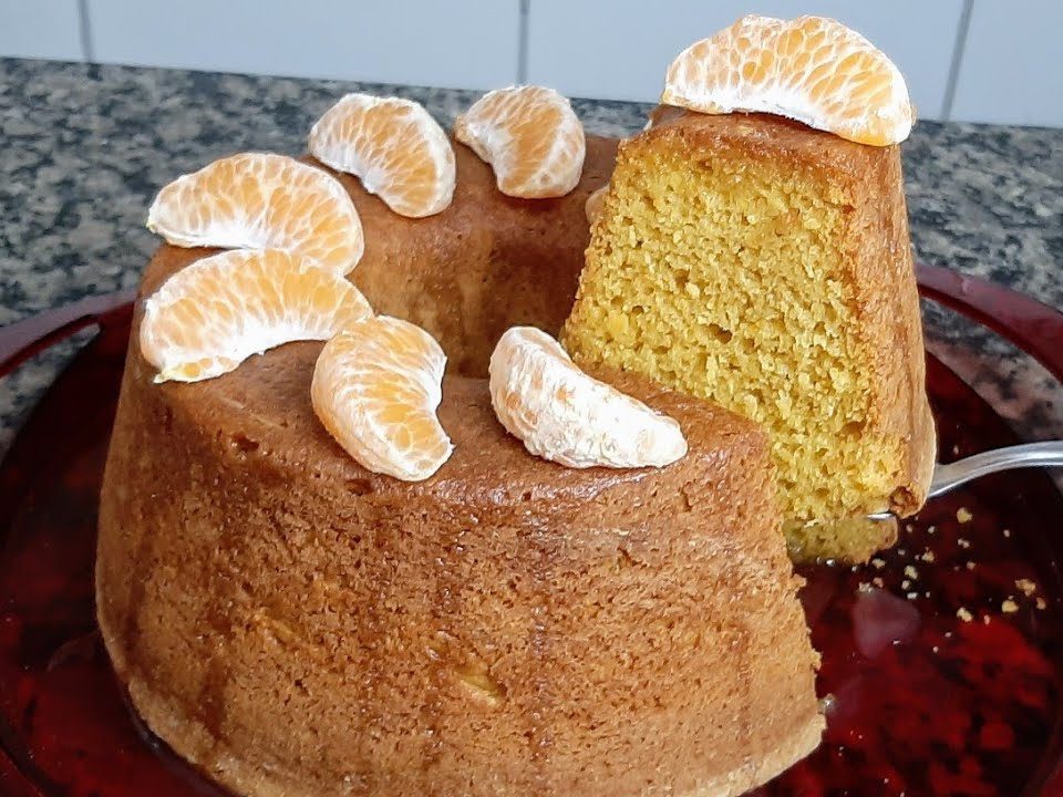 Bolo de mexerica de liquidificador! Super fácil de fazer uma delícia 🍊🍊🍊