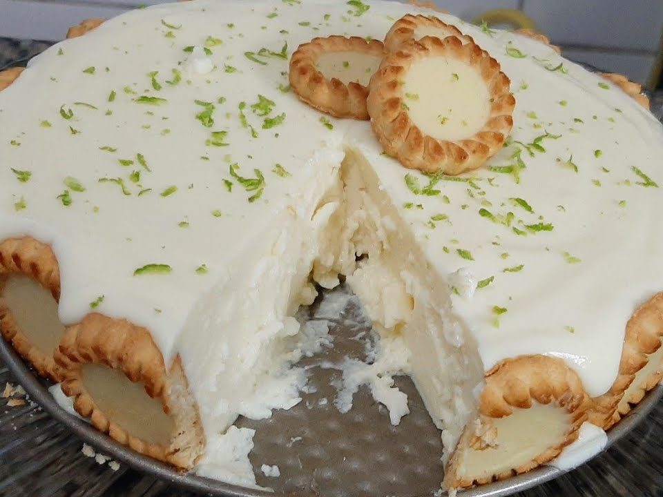 torta de limão com tortinha super fácil de fazer uma delícia 🍋🍋🍋