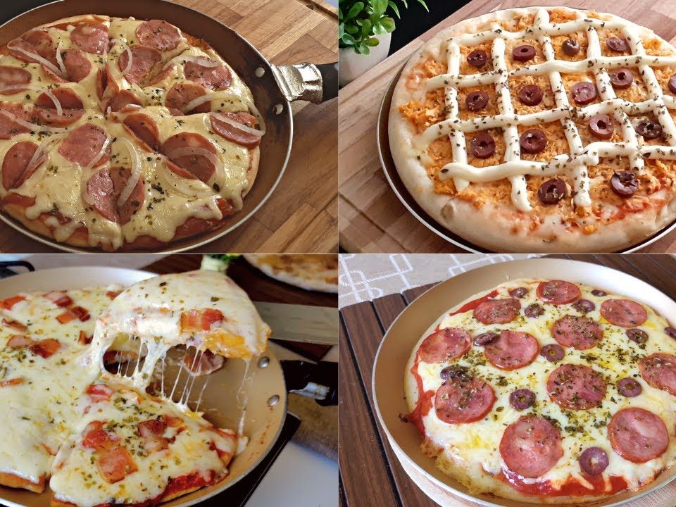 4 Receitas de Pizza de Frigideira | Cozinha Elementar