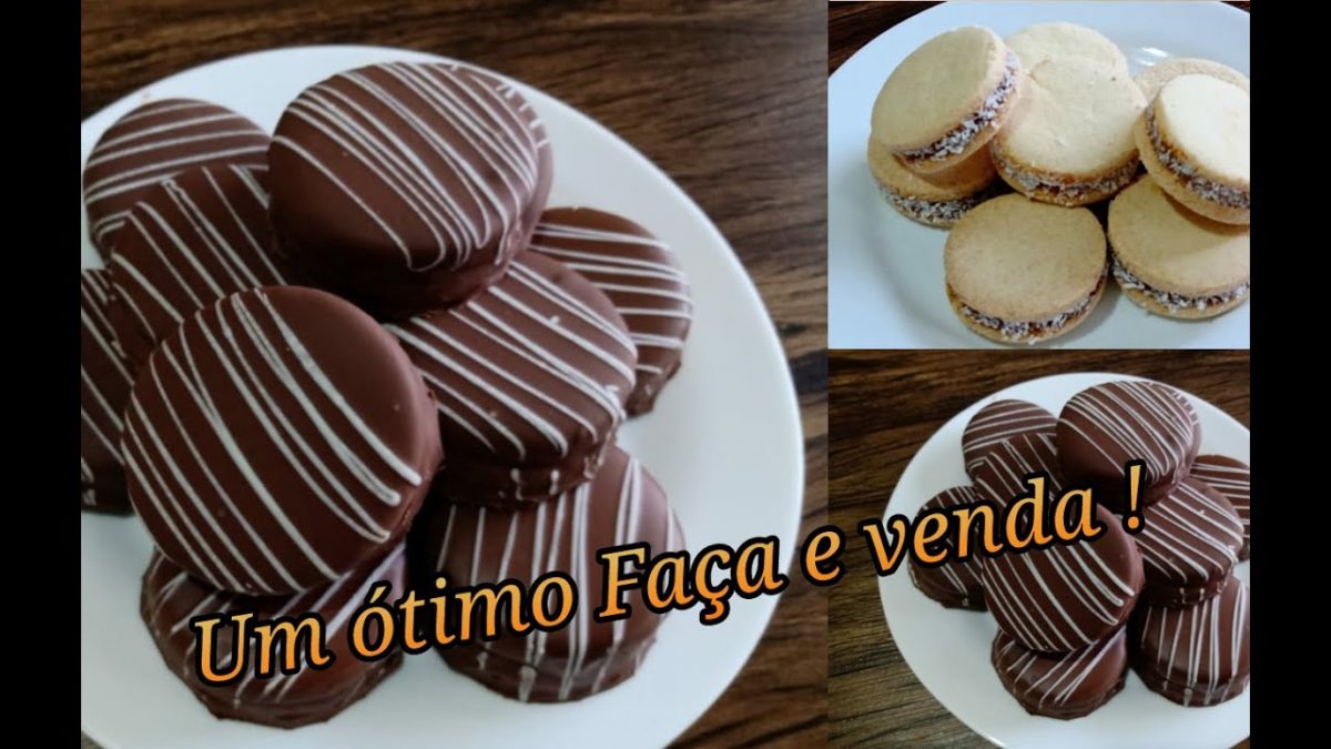 ALFAJOR DE DOCE DE LEITE MACIO E DELICIOSO, FAÇA E VENDA!