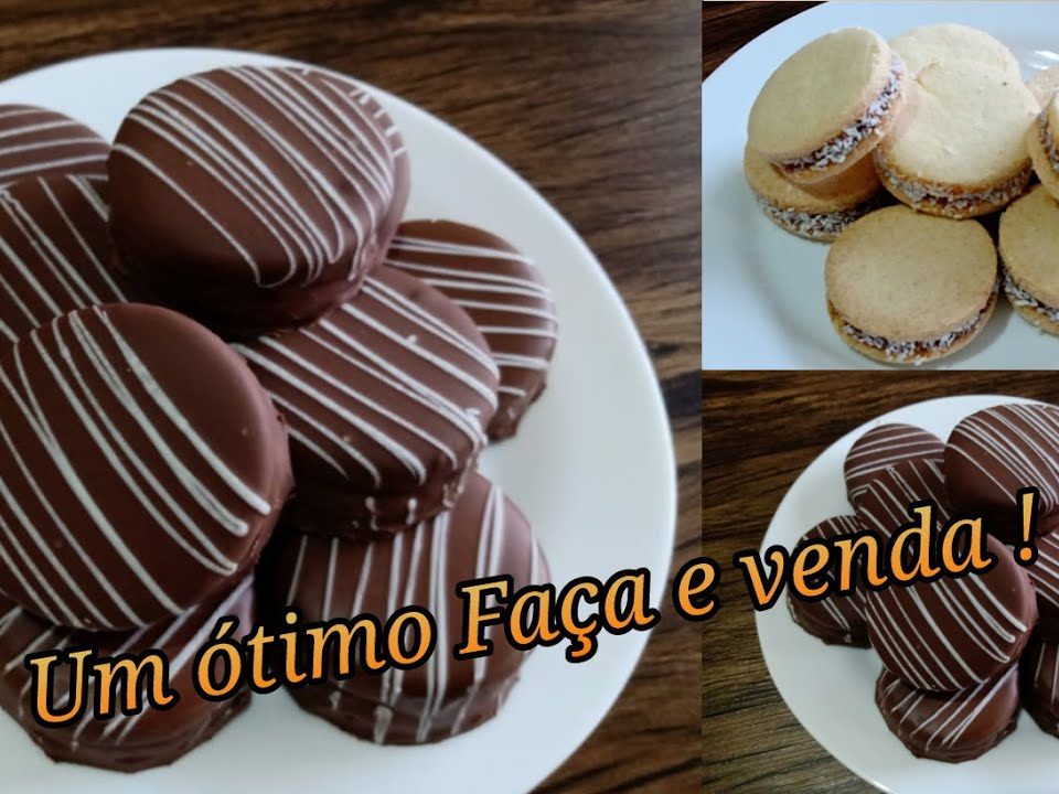 ALFAJOR DE DOCE DE LEITE MACIO E DELICIOSO, FAÇA E VENDA!