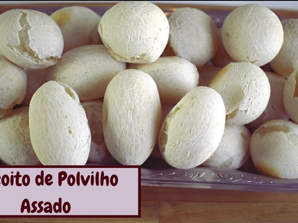 BISCOITO DE POLVILHO ASSADO.SEM FARINHA DE TRIGO.RECEITA FÁCIL.