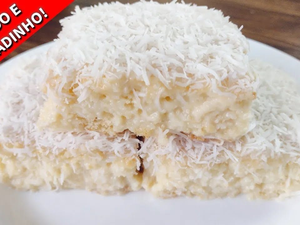 BOLO DE COCO GELADO E MOLHADINHO: FÁCIL E RÁPIDO!!