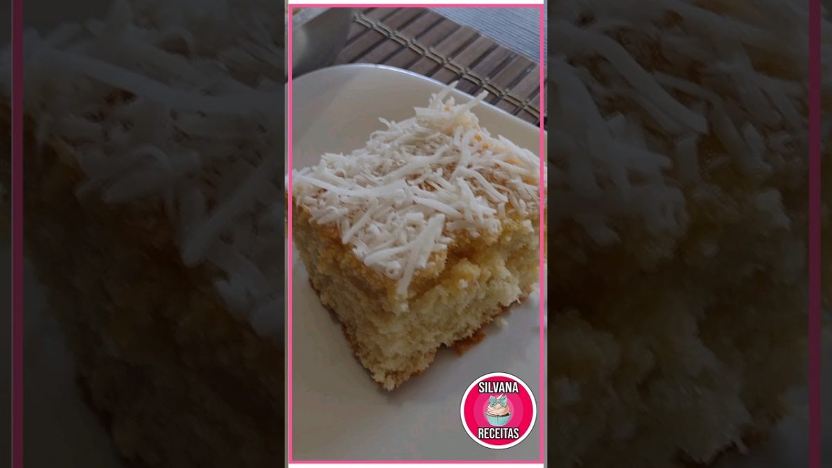 BOLO DE COCO O MELHOR DA SUA VIDA! #bolo #liquidificador #fácil #coco