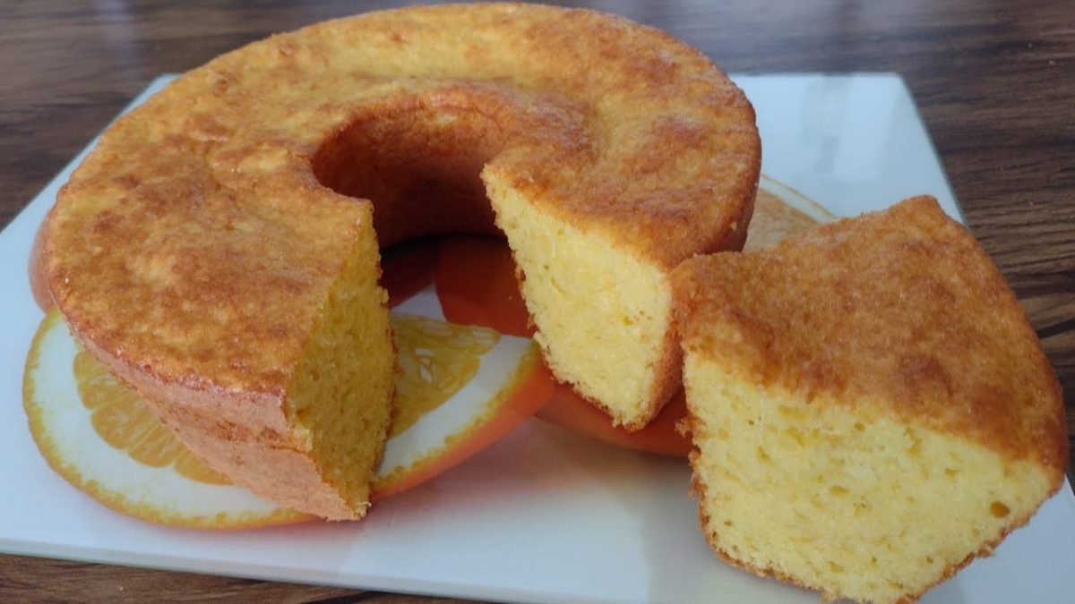 BOLO DE LARANJA FOFINHO DE LIQUIDIFICADOR