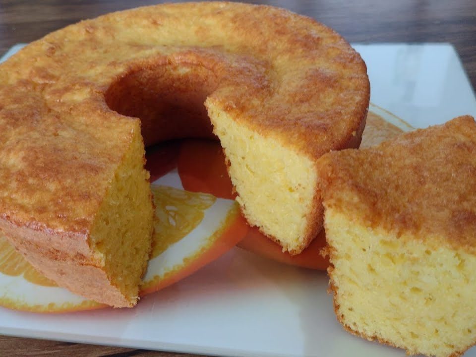 BOLO DE LARANJA FOFINHO DE LIQUIDIFICADOR