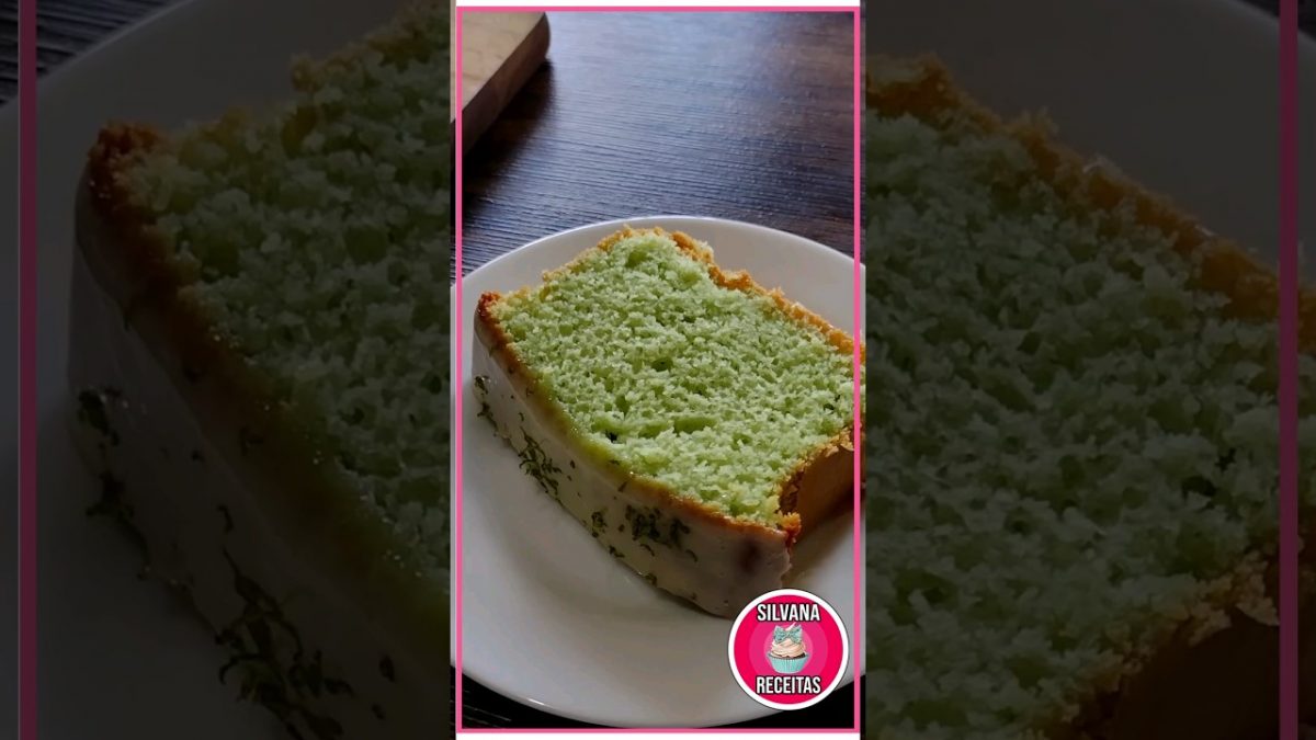 BOLO DE LIMÃO COM COBERTURA DE MOUSSE SUPER FÁCIL #bolo #limao #mousse