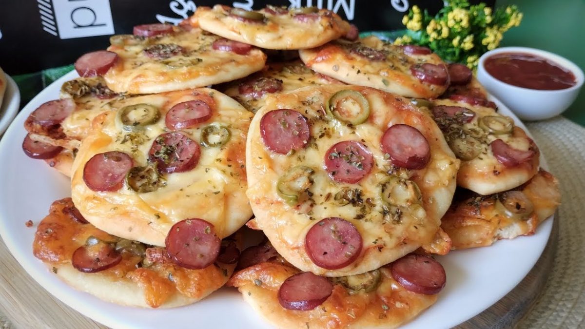 COMO FAZER MINI PIZZA | RECEITA PERFEITA PARA FAZER HOJE!