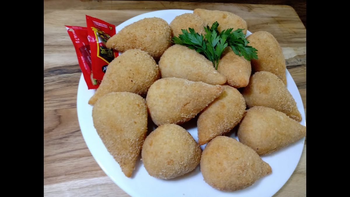 COXINHA DE FRANGO SEQUINHA, CROCANTE E DELICIOSA!