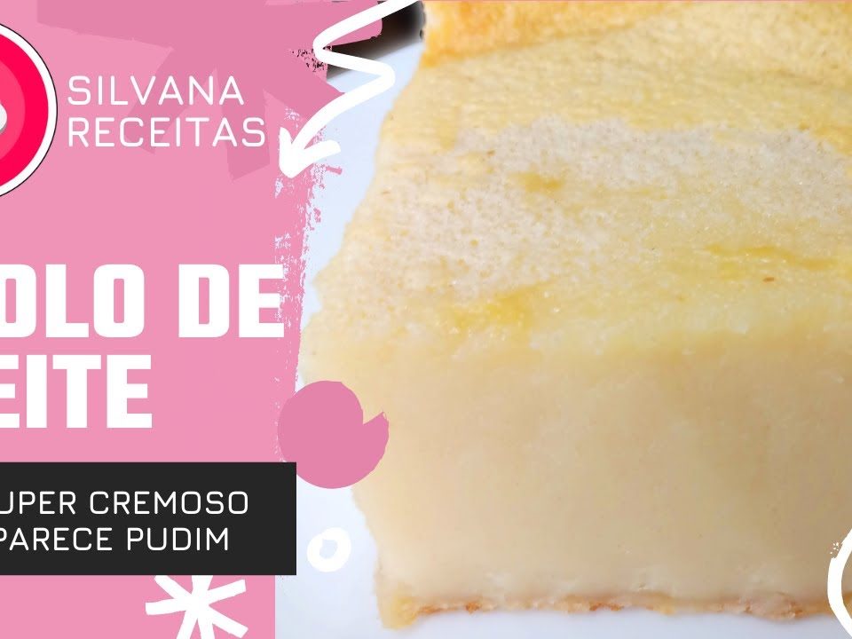 DELICIOSO BOLO DE LEITE CREMOSO QUE PARECE PUDIM - FÁCIL E RÁPIDO