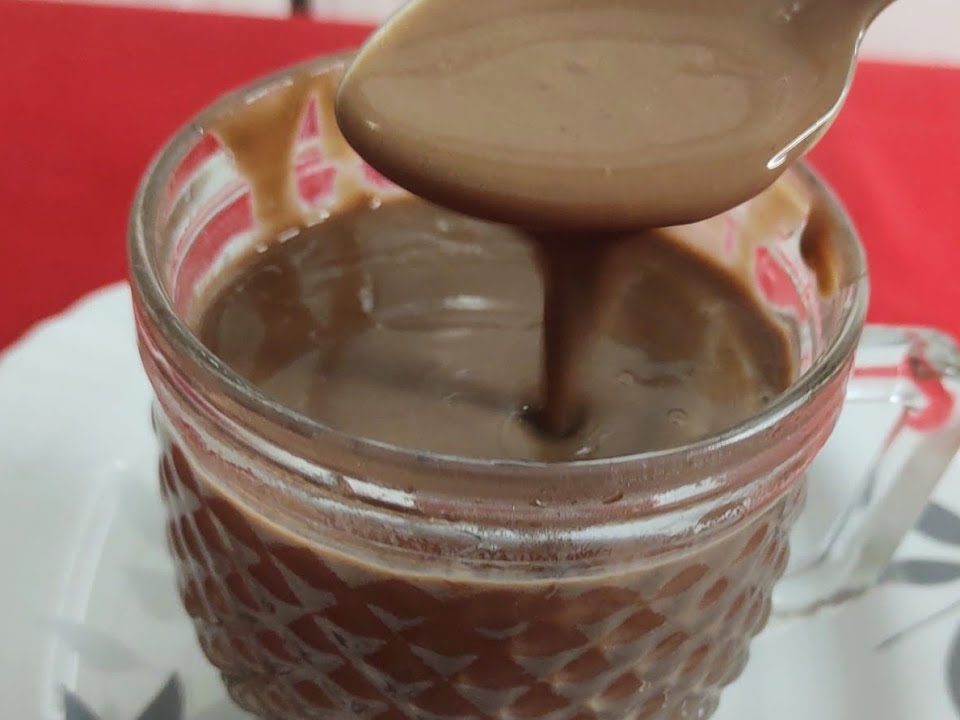 Delicioso chocolate quente de cremogena muito cremoso/  uma delícia #chocolatequentecremoso