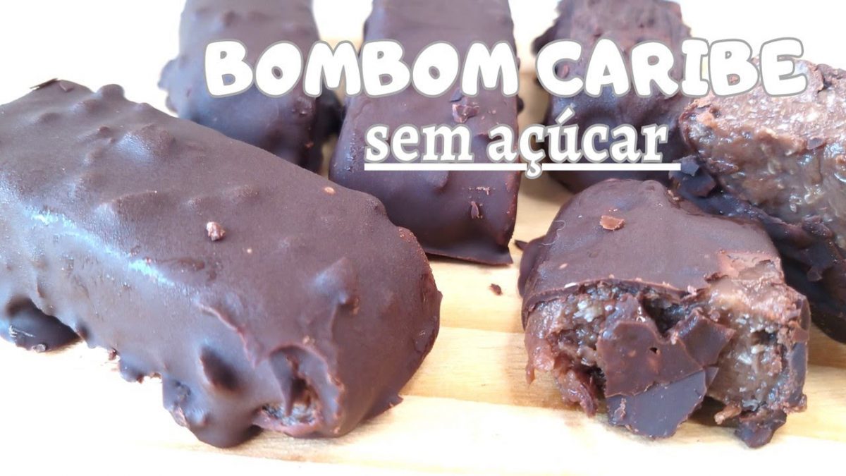 Receita de Bombom Caribe Caseiro -  SÓ 3 INGREDIENTES SEM ADIÇÃO DE AÇÚCAR