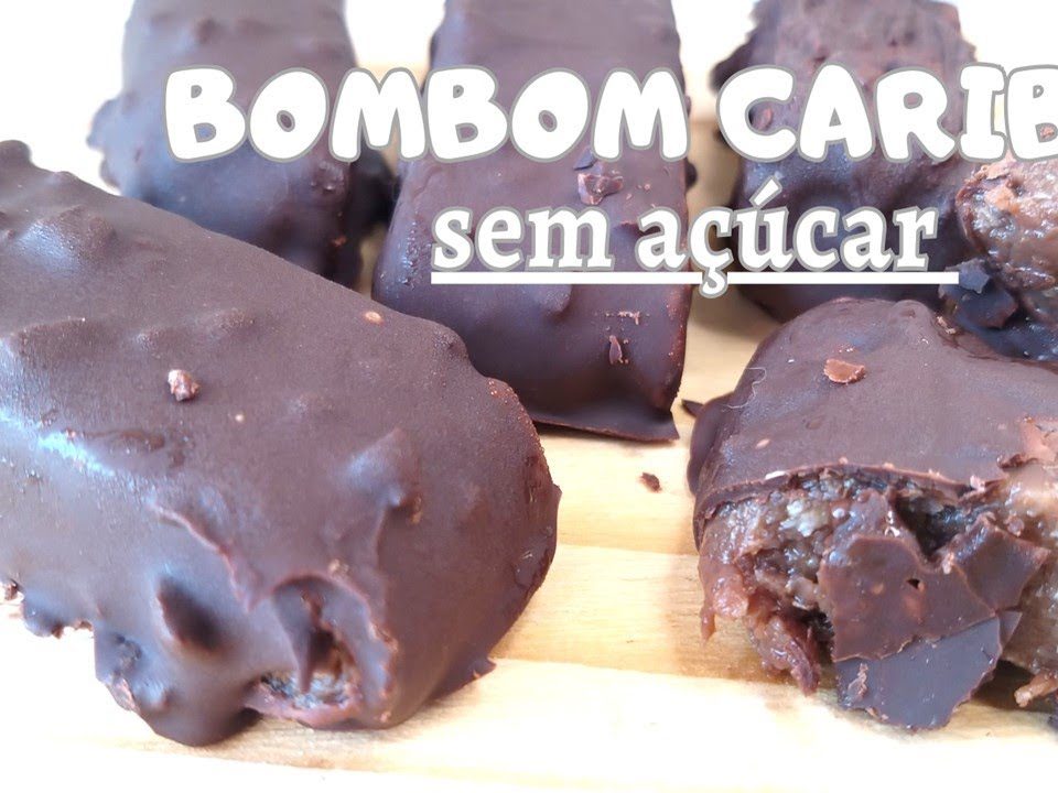 Receita de Bombom Caribe Caseiro -  SÓ 3 INGREDIENTES SEM ADIÇÃO DE AÇÚCAR