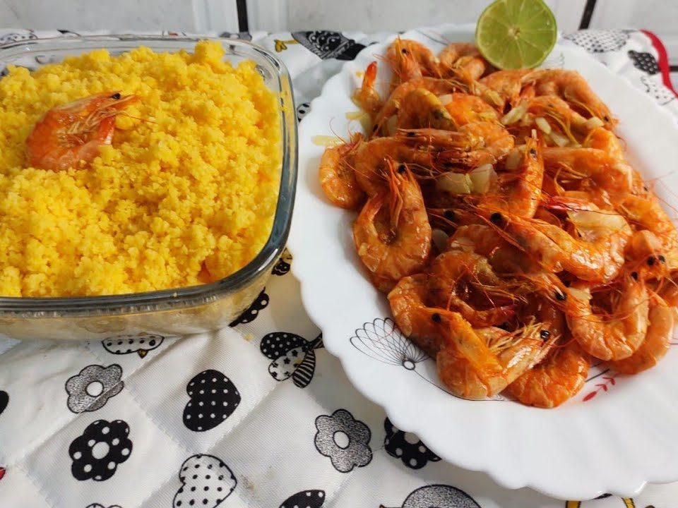 Quarenta com camarões defumado/ jantar nordestino, uma delícia  fácil de fazer !🦐🦐#comidatipica