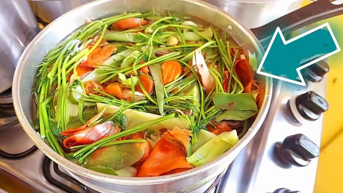 RECEITA DE CALDO DE LEGUMES🥕🥦🍅🧄🧅 COM TUDO AQUILO QUE VOCÊ JOGA NO LIXO! - Top Receitas