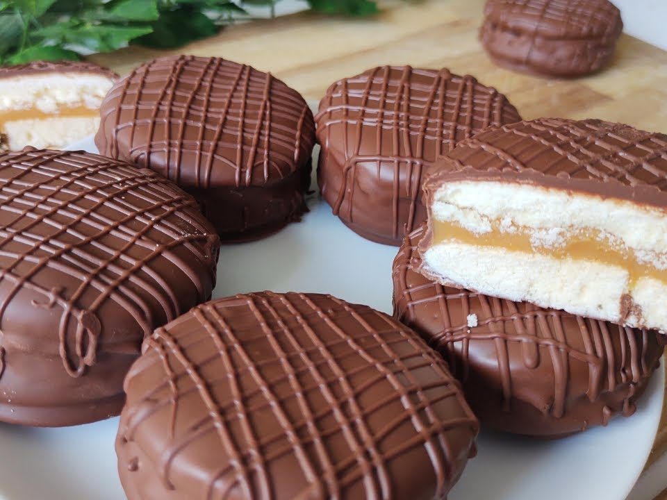 Faça e Venda | Receita de Alfajor de Doce de Leite | Simples e muito Fácil