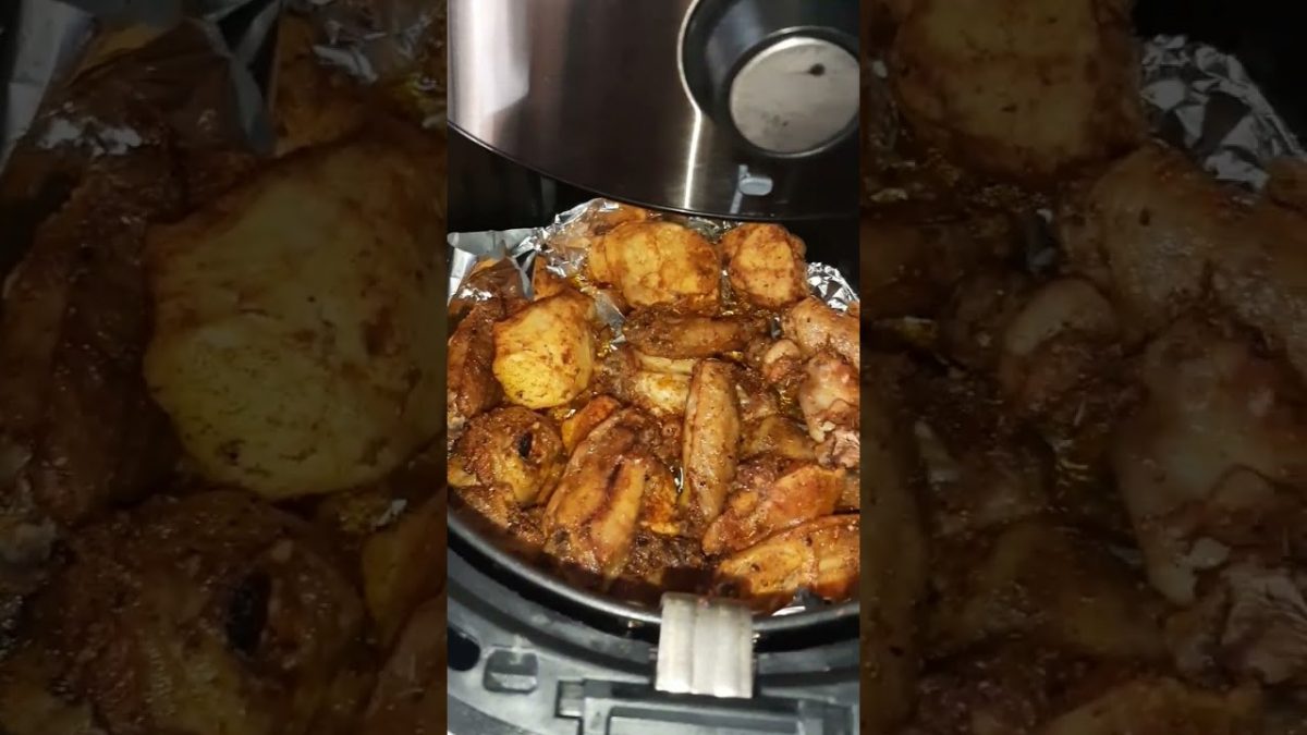 Frango a passarinho na airfryer #frango