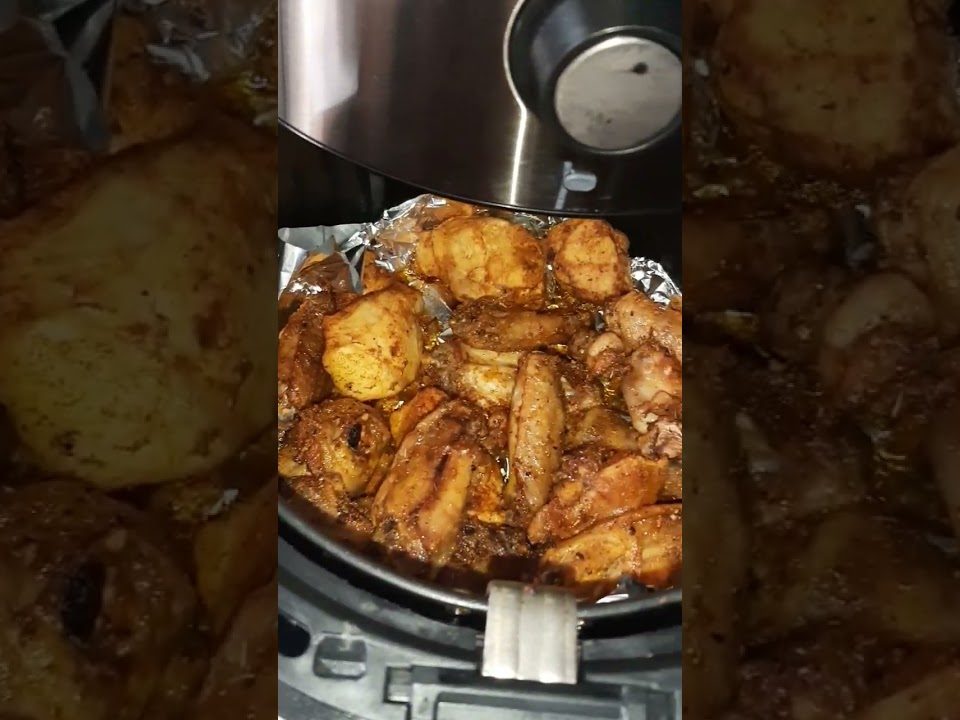 Frango a passarinho na airfryer #frango