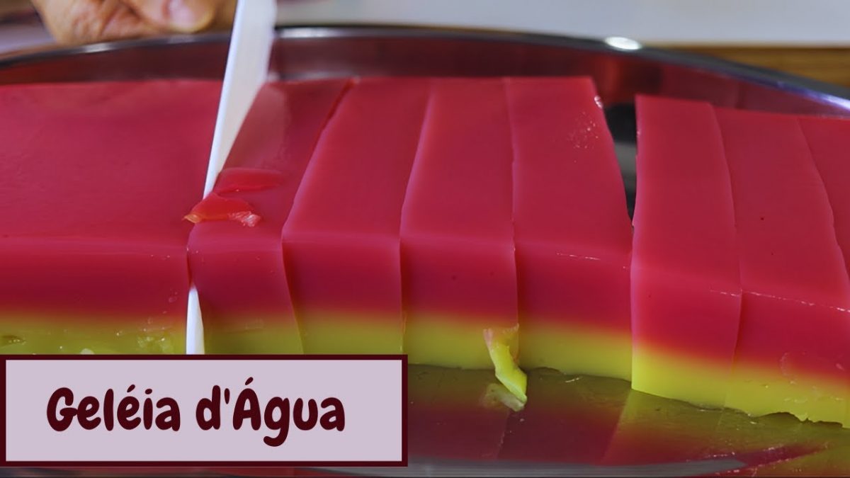 GELÉIA D' AGUA. É TÃO FÁCIL DE FAZER COM APENAS 3 INGREDIENTES.