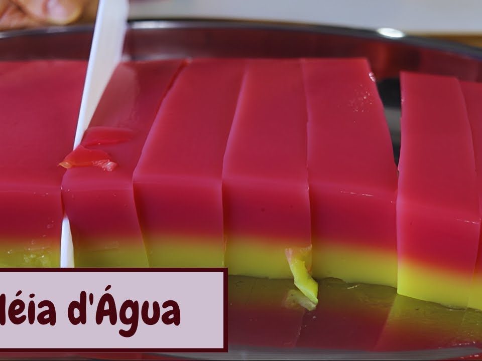 GELÉIA D' AGUA. É TÃO FÁCIL DE FAZER COM APENAS 3 INGREDIENTES.