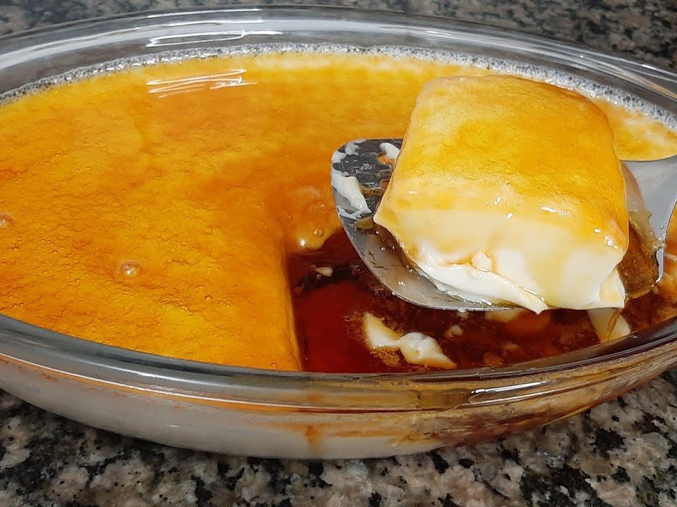 Pudim na travessa/ sobremesa  deliciosa super fácil de fazer!🍮🍮🍮🍮🍮