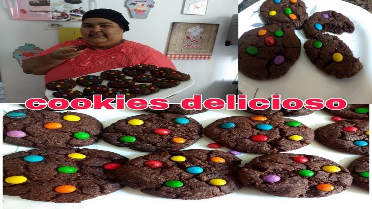 Cookies de chocolate lanchinho para a sua criançada simples, prático e rápido delicioso