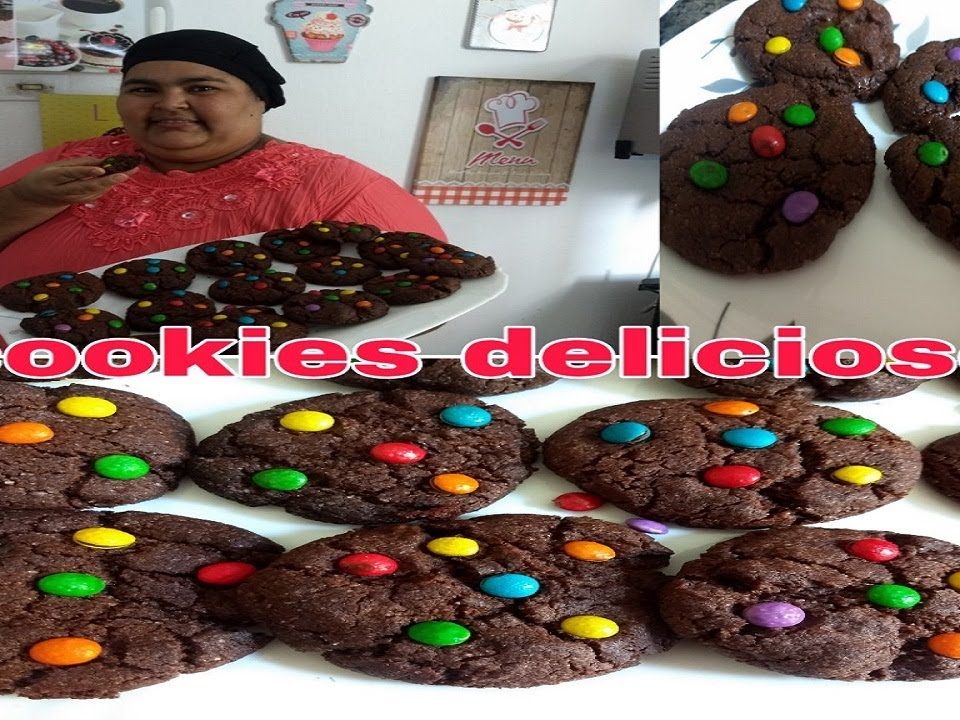 Cookies de chocolate lanchinho para a sua criançada simples, prático e rápido delicioso