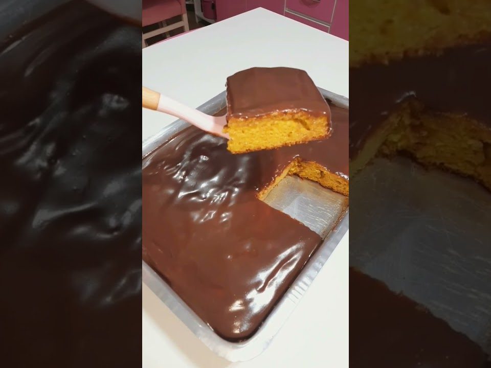 ESSE BOLO É SUPER PRÁTICO MASSA TODA DE LIQUIDIFICADOR BOLO DE CENOURA 🥕 😋