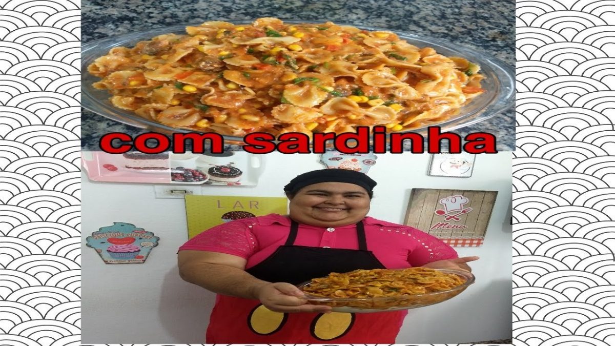 Macarronada de sardinha de macarrão de gravatinha muito gostoso você vai amar !!