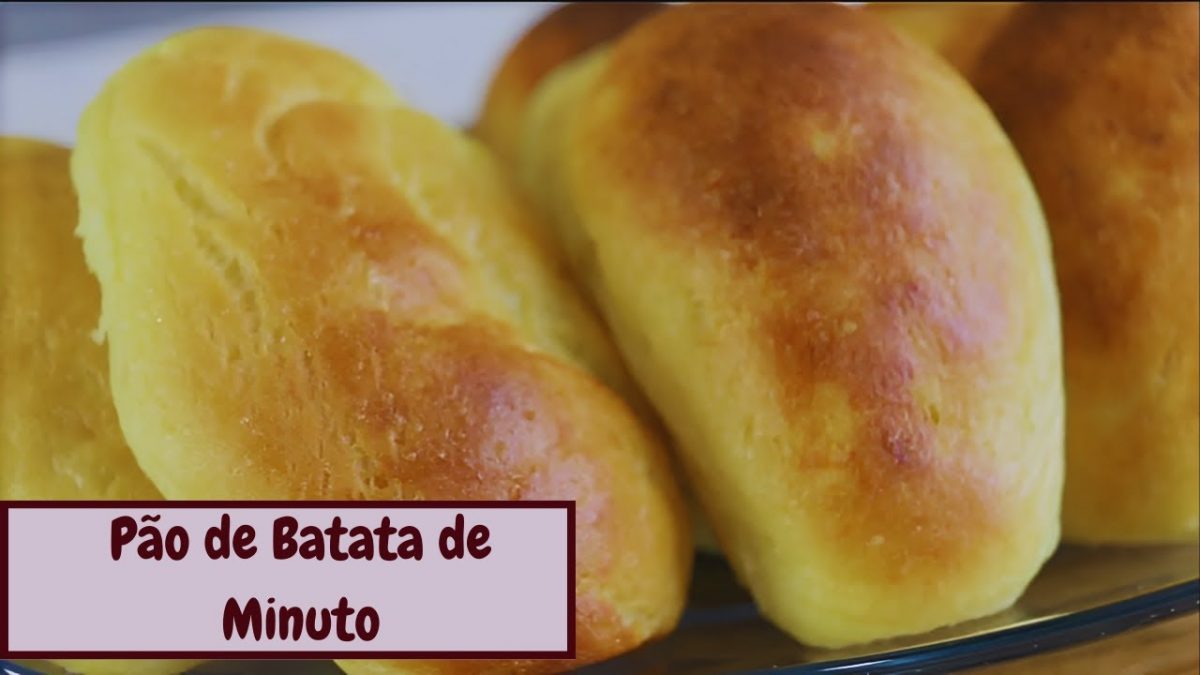 PÃO DE BATATA DE MINUTO.  SEM FARINHA E NÃO PRECISA SOVAR. MACIO E SABOROSO.