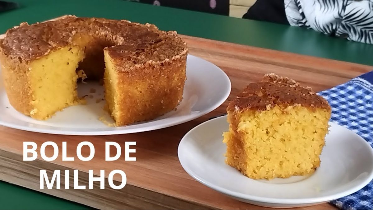 O MELHOR QUE JÁ COMI | BOLO DE MILHO SEM TRIGO