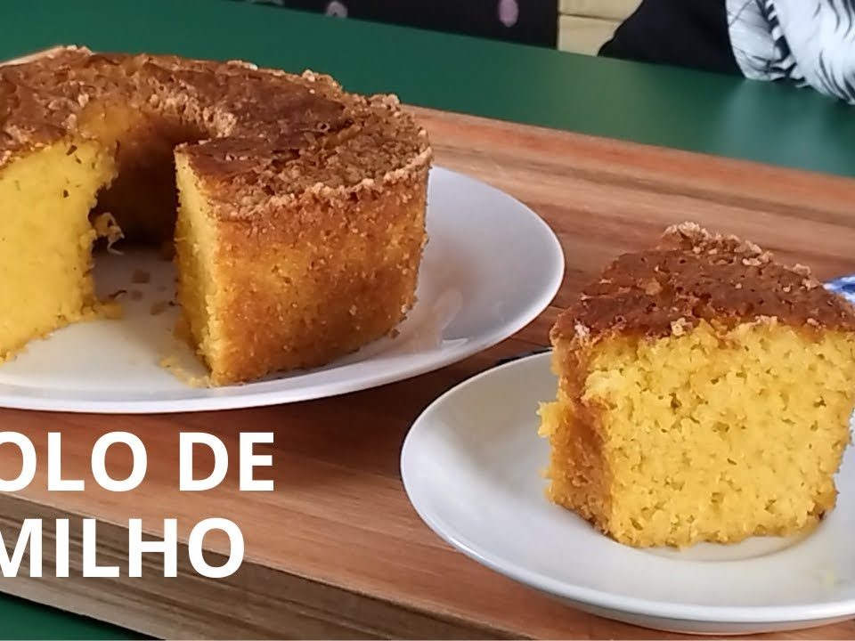 O MELHOR QUE JÁ COMI | BOLO DE MILHO SEM TRIGO