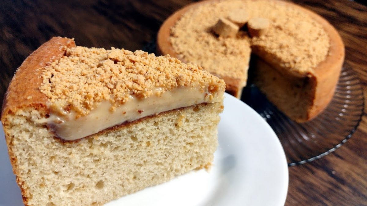 BOLO DE PAÇOCA COM COBERTURA DE BRIGADEIRO DE PAÇOCA SUPER FOFINHO E DE LIQUIDIFICADOR