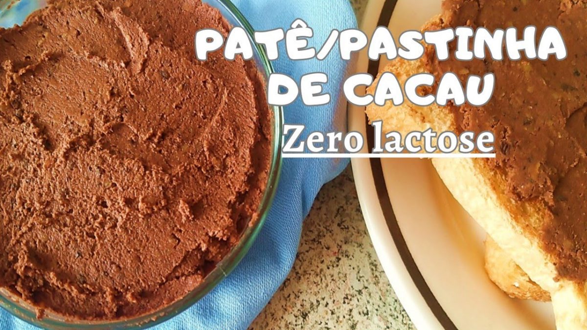 Patê/Pastinha de Cacau - ZERO LACTOSE  SEM ADIÇÃO DE AÇÚCAR OU ADOÇANTES