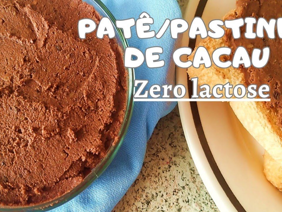 Patê/Pastinha de Cacau - ZERO LACTOSE  SEM ADIÇÃO DE AÇÚCAR OU ADOÇANTES