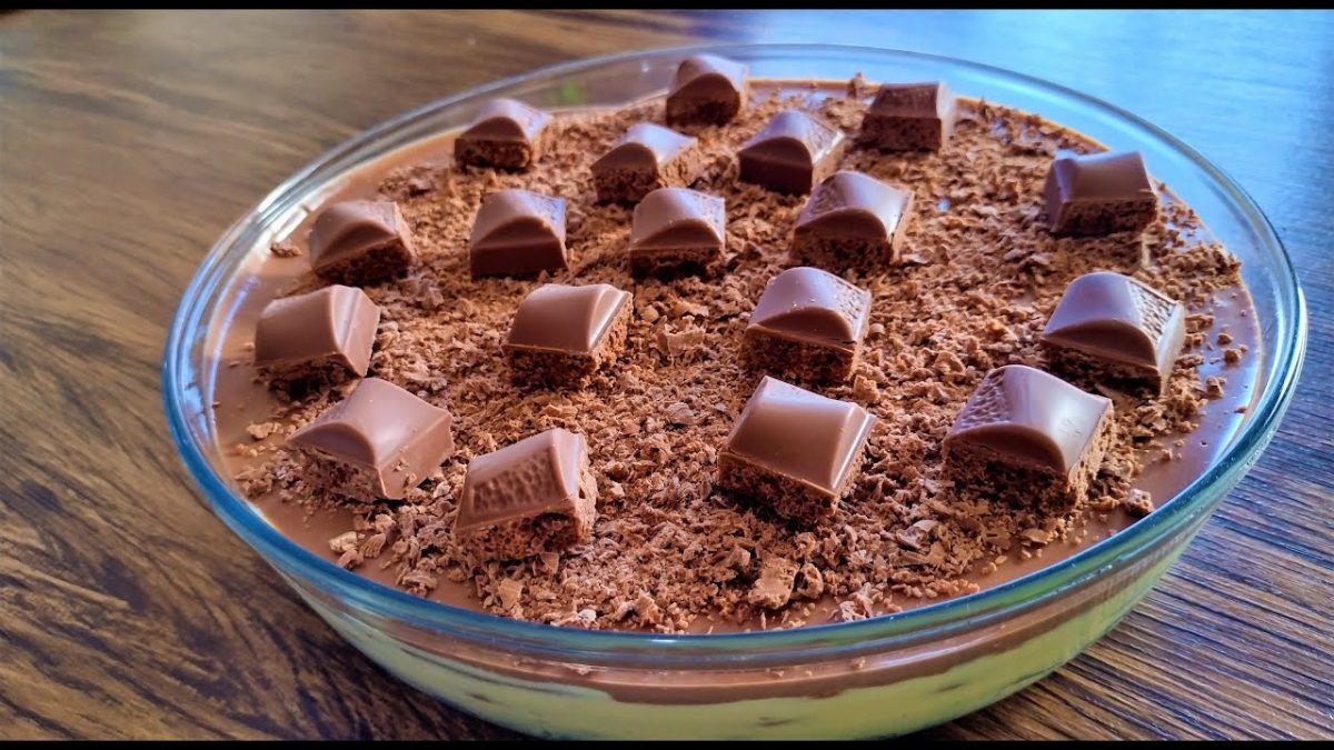 PAVÊ DE MARACUJÁ COM CHOCOLATE FÁCIL E PRÁTICO