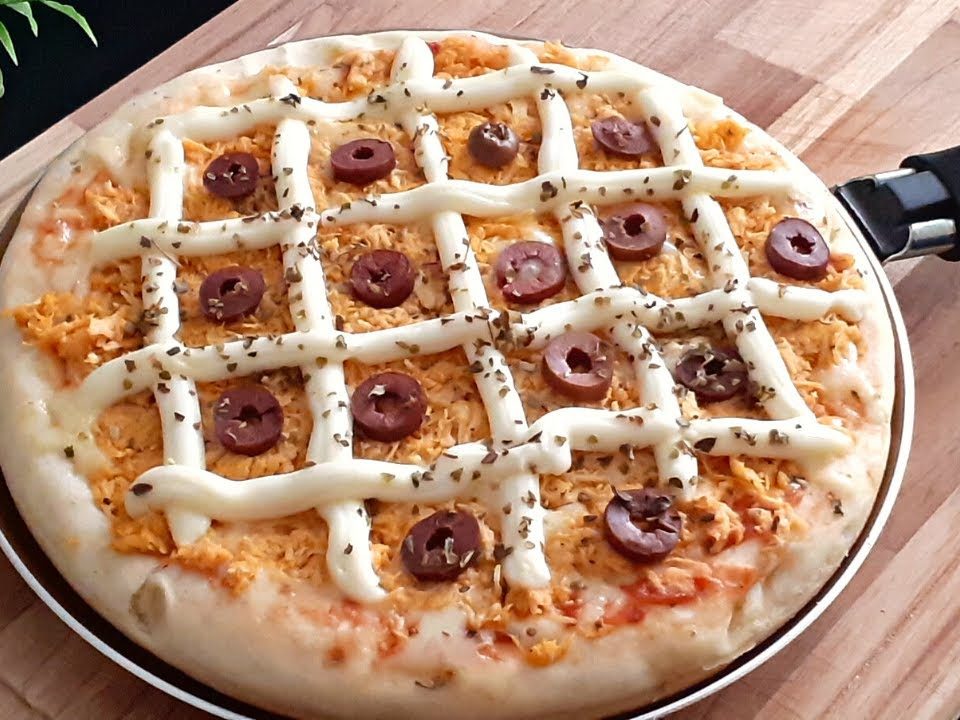 PIZZA DE FRIGIDEIRA | NOVA RECEITA, NOVO SABOR | Frango com Requeijão